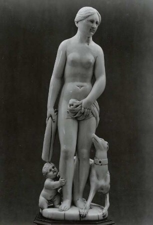 Diana mit Hund