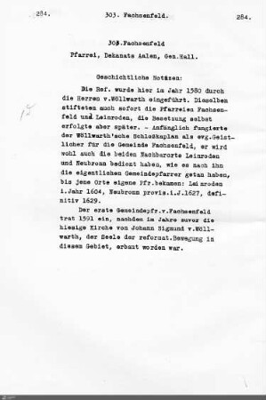 Kirchengemeinden F