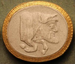 Kopf und Vorderteil des Minotaurus (Daktyliothek, Zweites Historisches Tausend)