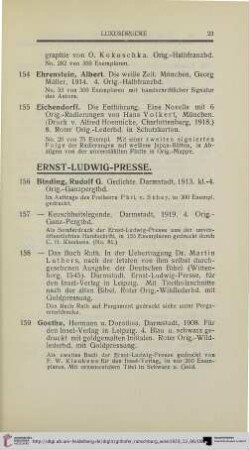 Ernst-Ludwig-Presse (Nr. 156-178)