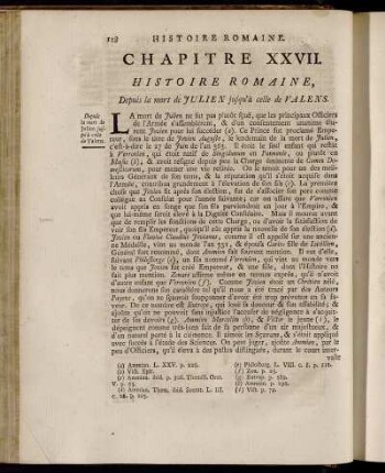 Chapitre XXVII. Histoire Romaine, Depuis la mort de Julien jusqu´à celle de Valens.