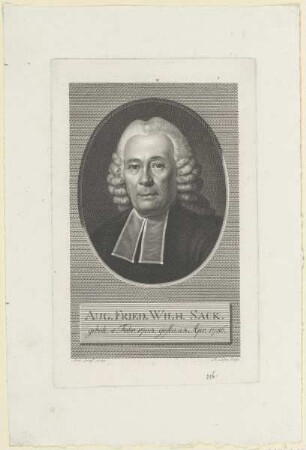 Bildnis des Aug. Fried. Wilh. SackBildnis August Friedrich Wilhelm Sack