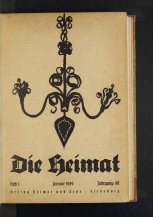 Heft 1 Januar 1939 Jahrgang 49