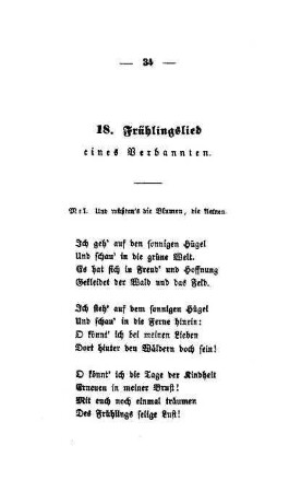 18. Frühlingslied eines Verbannten