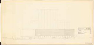 Schauspielhaus, Bochum Studiobühne: Ansicht von Südost 1:100