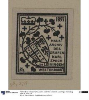 Hausarchiv des Grafen Karl Emich zu Leiningen Westerburg