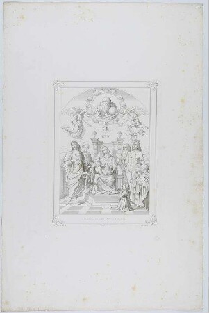 Marienkrönung nach G. Santi