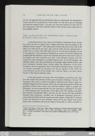 The Alienation Of Proprietary Taxation Rights (Mâlikâne)