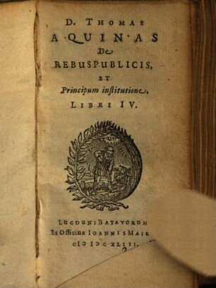 De rebuspublicis et principum institutione : libri IV