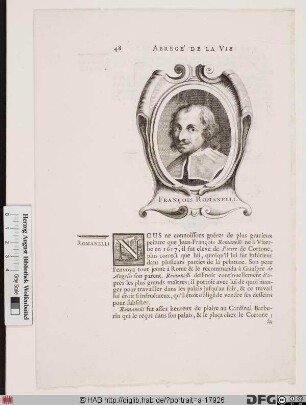 Bildnis Giovanni Francesco Romanelli