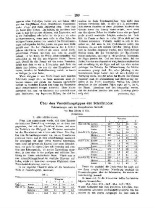 Über den Vorstellungstypus der Schulkinder : Untersuchungen nach der Kraepelinschen Methode ; (Fortsetzung)