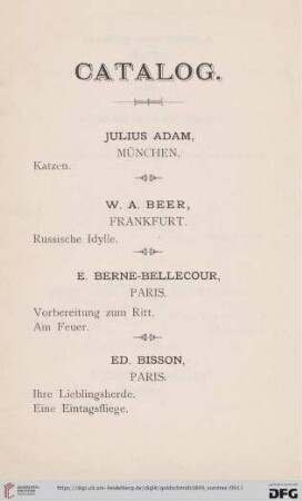 Catalog