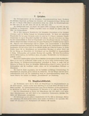V. Telephon.