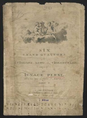 Six grand quatuors a violons, alto et violoncelle, op. 1