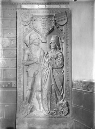 Grabstein für Johann von Breitbach, gestorben 1511 und seine Frau, gestorben 1500