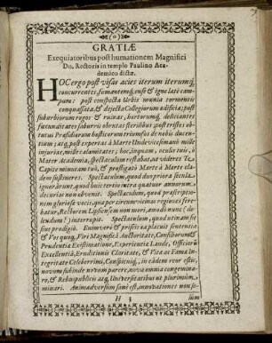 Gratiæ [...]