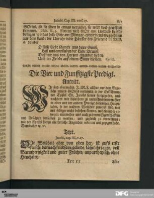 Die Vier und Funfftzigste Predigt.