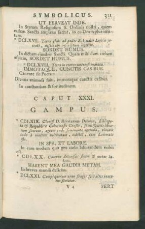 Caput XXXI. - XXXVII.
