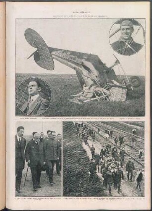 Las víctimas de la aviación. - Muerte de dos pilotos argentinos [Fotografías]