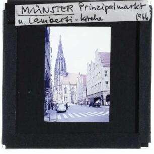 Münster, Prinzipalmarkt,Münster, St. Lamberti