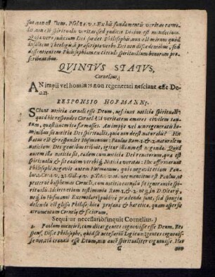 Quintus Status.