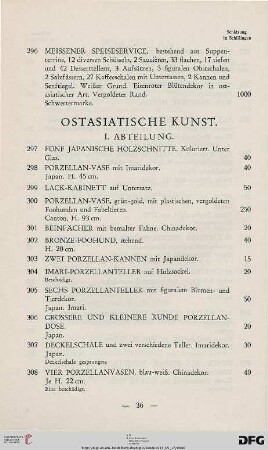 Ostasiatische Kunst (Nr. 297-315)