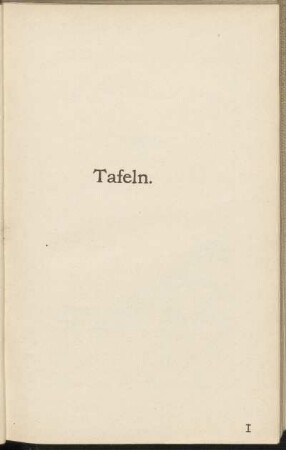 Tafeln. [1-140]