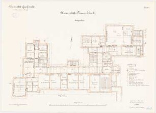 Universität Greifswald Frauenklinik: Grundriss Erdgeschoss 1:100