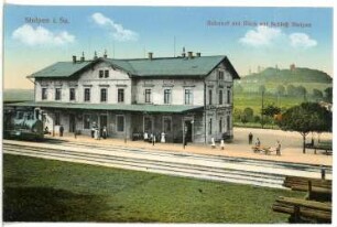 Stolpen. Bahnhof