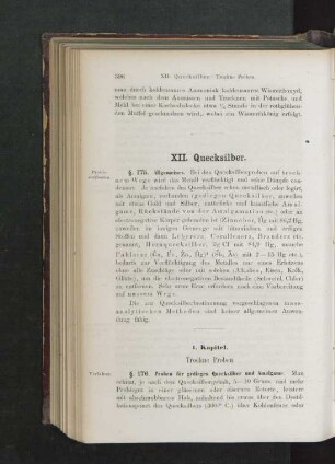 XII. Quecksilber