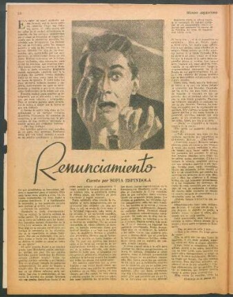 Renunciamiento : Cuento por Sofia Espindola