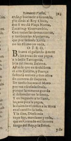 323-325, Baxaua el gallardo Amete