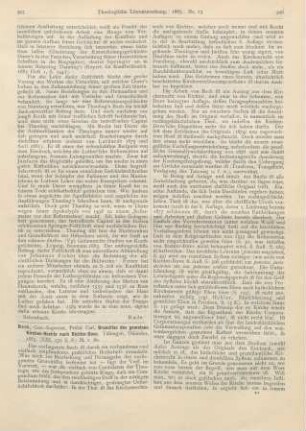 305-308 [Rezension] Beck, Carl, Grundriss des gemeinen Kirchen-Rechts nach Richter-Dove