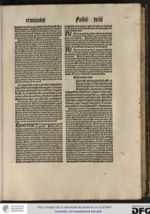 [Q]uod quidem igitur neque factum est omne celum neque contigit corrumpi quemadmodum quidam dicunt ipsum...
