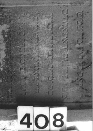 Grabstein 408 (Detailaufnahme)