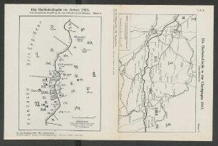 Skizze 8. Die Herbstschlacht im Artois 1915. Der französische Angriff am 11., der britische am 13. Oktober.