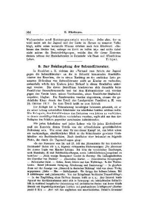 Zur Bekämpfung der Schundliteratur : [Mitteilungen]