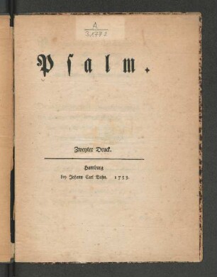 Psalm