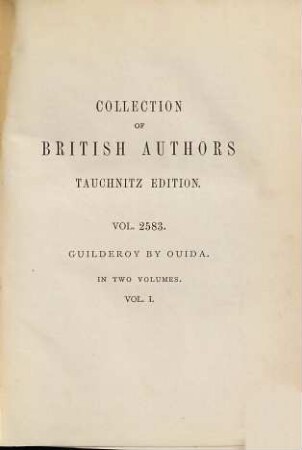 Guilderoy : in 2 volumes, 1
