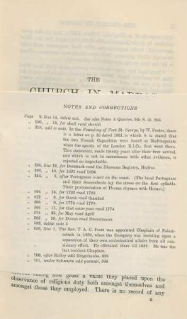 Notes and corrections