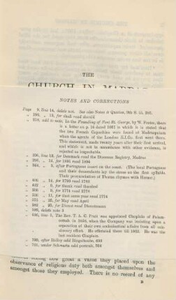 Notes and corrections