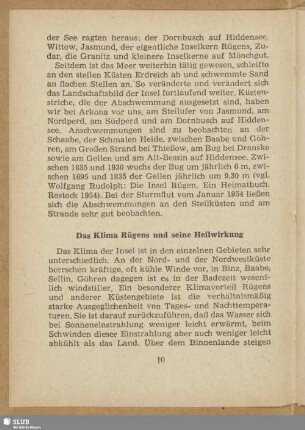 Das Klima Rügens und seine Heilwirkung