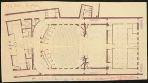 Apollo-Theater, Köln: Grundriss 1:100