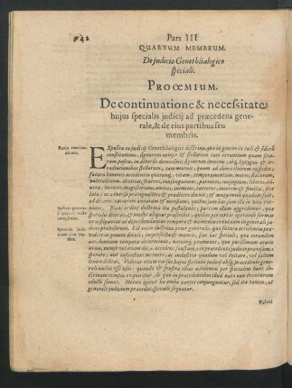 Quartum Membrum. De iudicio Genethlialogico speciali.