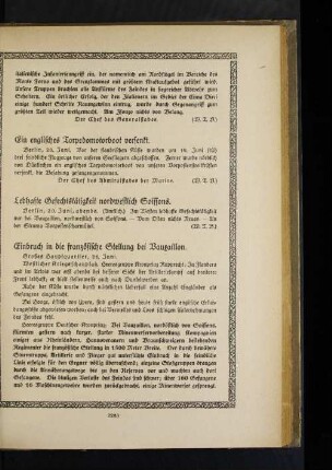 Ein englisches Torpedomotorboot versenkt.