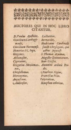 Auctores Qui In Hoc Libro Citantur.