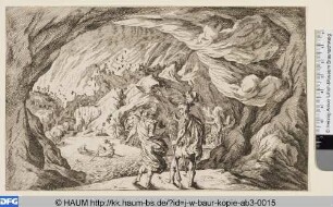 Aeneas und die Cumäische Sibylle in der Unterwelt
