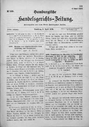 No. 15. 9. April 1870