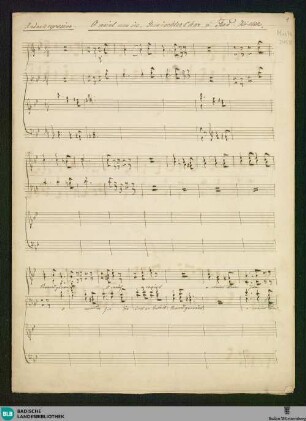 O weint um sie - Don Mus.Ms. 2458 : Coro; g
