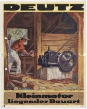 Deutz Kleinmotor liegender Bauart